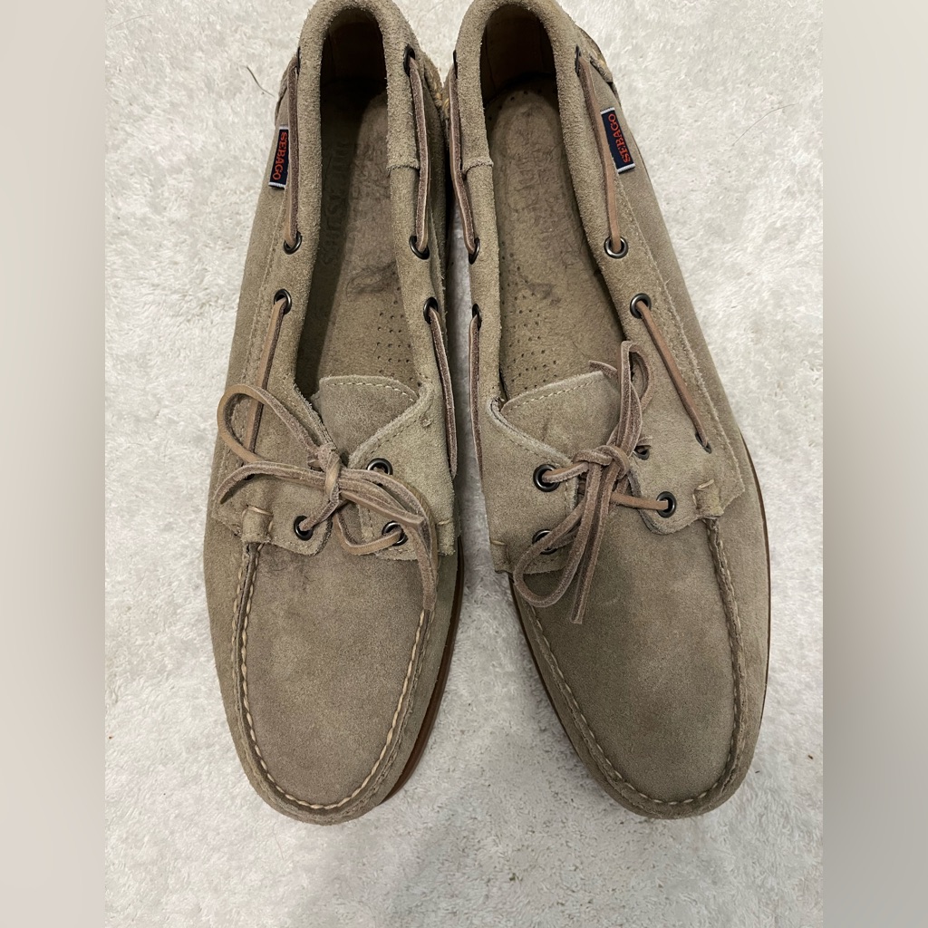 Nwot Sebago Men’s Size 12 Suede Docksiders Shoes